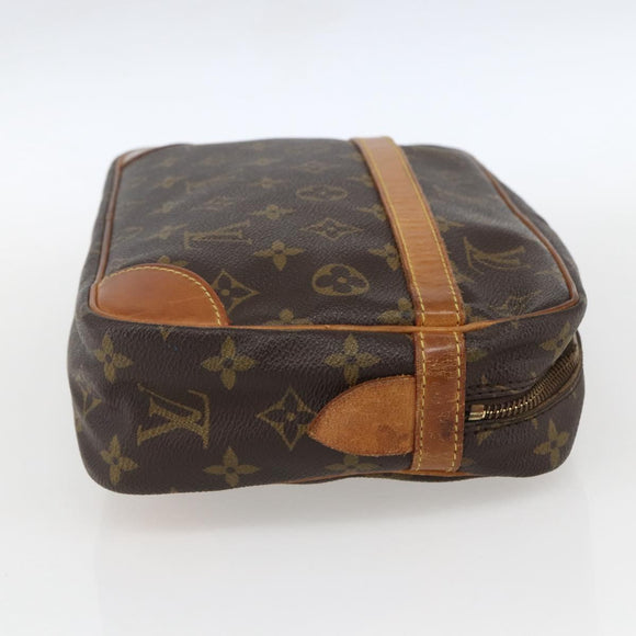 LOUIS VUITTON Monogram Compiegne 28 Clutch Bag M51845 LV Auth ka1289