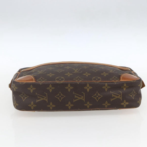 LOUIS VUITTON Monogram Compiegne 28 Clutch Bag M51845 LV Auth ka1289