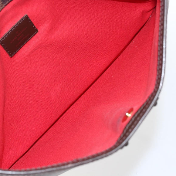 LOUIS VUITTON Damier Ebene Bloomsbury PM Shoulder Bag N42251 LV Auth ka1290