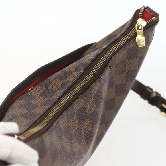 LOUIS VUITTON Damier Ebene Bloomsbury PM Shoulder Bag N42251 LV Auth ka1290