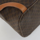 CELINE Macadam Canvas Backpack PVC Leather Brown Gold Auth ka1291-15