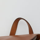 CELINE Macadam Canvas Backpack PVC Leather Brown Gold Auth ka1291-8
