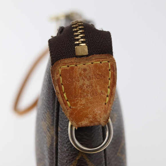 LOUIS VUITTON Monogram Pochette Accessoires Pouch M51980 LV Auth ka1293