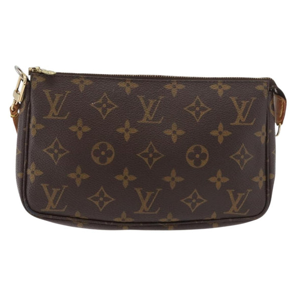 LOUIS VUITTON Monogram Pochette Accessoires Pouch M51980 LV Auth ka1293