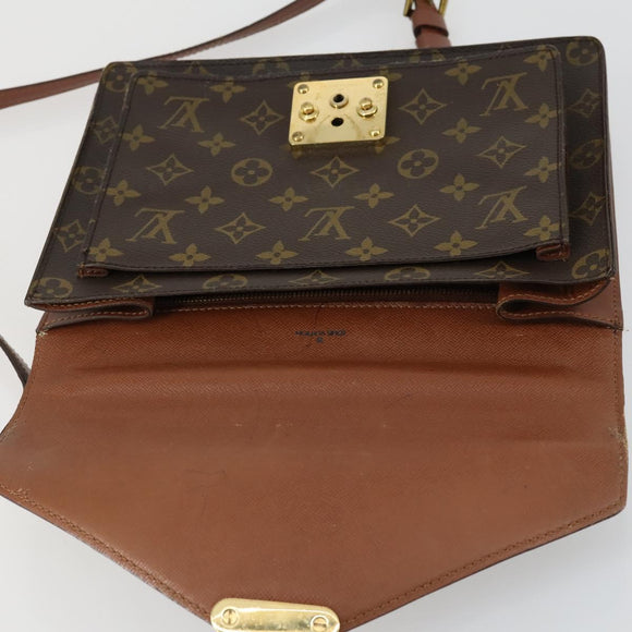 LOUIS VUITTON Monogram Monceau 28 Hand Bag M51185 LV Auth ka1298A