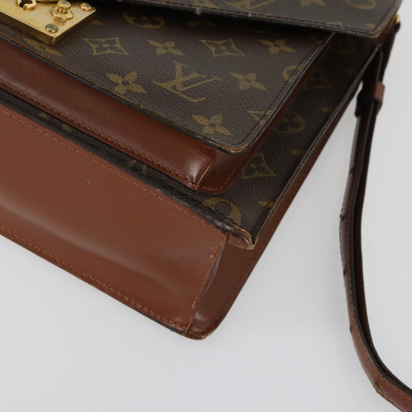 LOUIS VUITTON Monogram Monceau 28 Hand Bag M51185 LV Auth ka1299