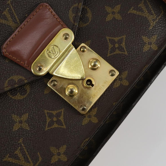 LOUIS VUITTON Monogram Monceau 28 Hand Bag M51185 LV Auth ka1299