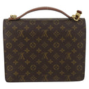 LOUIS VUITTON Monogram Monceau 28 Hand Bag M51185 LV Auth ka1299-2