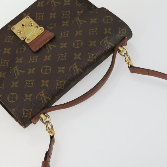 LOUIS VUITTON Monogram Monceau 28 Hand Bag M51185 LV Auth ka1299