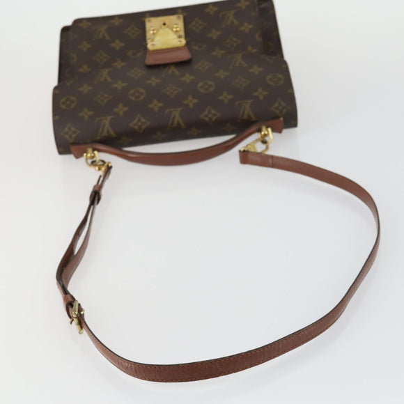 LOUIS VUITTON Monogram Monceau 28 Hand Bag M51185 LV Auth ka1299