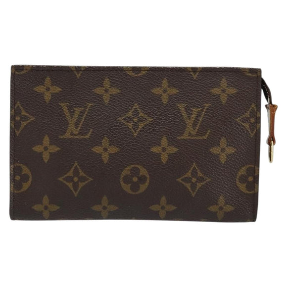LOUIS VUITTON Monogram Bucket PM Accessory Pouch LV Auth ka130