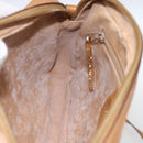 GUCCI Micro GG Supreme Shoulder Bag PVC Beige Gold 007 113 0095 Auth ka1300-20