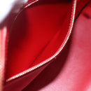 LOUIS VUITTON Monogram Vernis Houston Hand Bag Rouge M91092 LV Auth ka1304-21