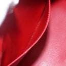 LOUIS VUITTON Monogram Vernis Houston Hand Bag Rouge M91092 LV Auth ka1304-22