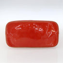 LOUIS VUITTON Monogram Vernis Houston Hand Bag Rouge M91092 LV Auth ka1304-5