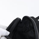 PRADA Pouch Nylon Zwart Zilver Auth ka131-16
