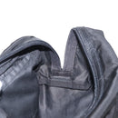 PRADA Pouch Nylon Zwart Zilver Auth ka131-17