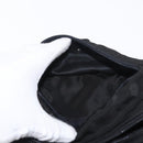 PRADA Pouch Nylon Zwart Zilver Auth ka131-18