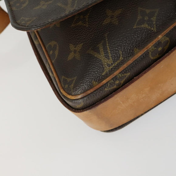 LOUIS VUITTON Monogram Cartouchiere GM Shoulder Bag M51252 LV Auth ka1311