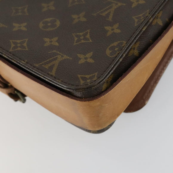 LOUIS VUITTON Monogram Cartouchiere GM Shoulder Bag M51252 LV Auth ka1311