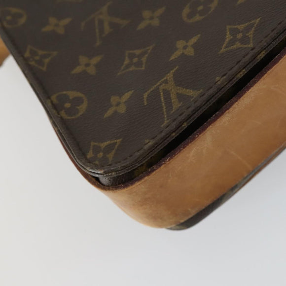 LOUIS VUITTON Monogram Cartouchiere GM Shoulder Bag M51252 LV Auth ka1311