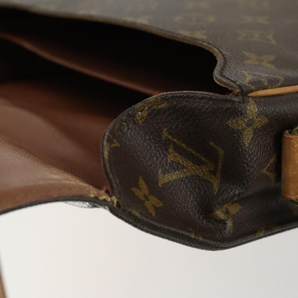 LOUIS VUITTON Monogram Cartouchiere GM Shoulder Bag M51252 LV Auth ka1311