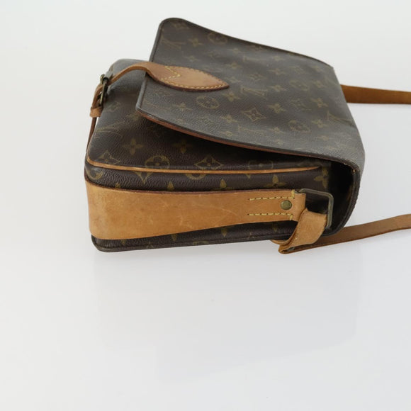 LOUIS VUITTON Monogram Cartouchiere GM Shoulder Bag M51252 LV Auth ka1311