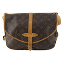 LOUIS VUITTON Monogram Saumur 30 Shoulder Bag M42256 LV Auth ka1312-13