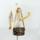 LOUIS VUITTON Monogram Saumur 30 Shoulder Bag M42256 LV Auth ka1312-28