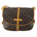 LOUIS VUITTON Monogram Saumur 30 Shoulder Bag M42256 LV Auth ka1312-2