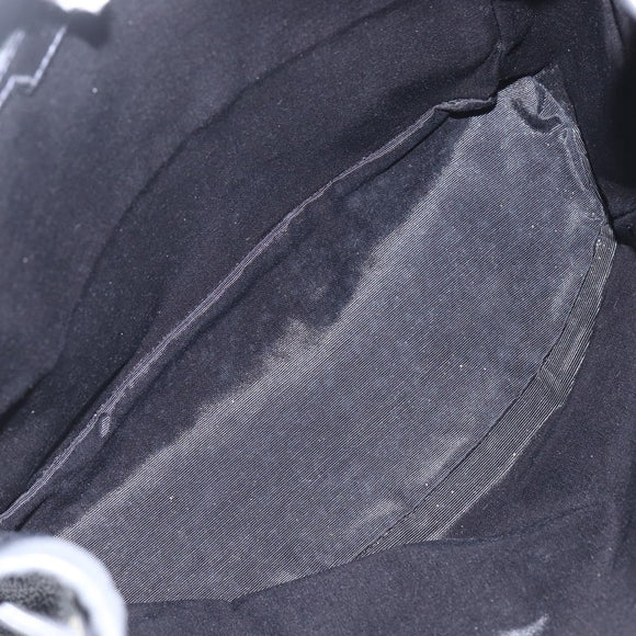 BALLY Backpack Leather Black Gold Auth ka1313