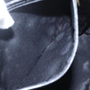 BALLY Backpack Leather Black Gold Auth ka1313-20