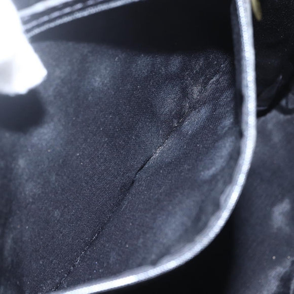 BALLY Backpack Leather Black Gold Auth ka1313