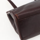 Salvatore Ferragamo Tote Bag Leather Brown Gold Auth ka1314-11