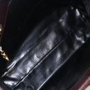 Salvatore Ferragamo Tote Bag Leather Brown Gold Auth ka1314-16