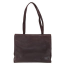 Salvatore Ferragamo Tote Bag Leather Brown Gold Auth ka1314-3