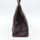 Salvatore Ferragamo Tote Bag Leather Brown Gold Auth ka1314-4