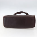 Salvatore Ferragamo Tote Bag Leather Brown Gold Auth ka1314-9