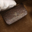 GUCCI GG Supreme Web Sherry Line Boston Bag PVC Beige Gold 39 02 007 Auth ka1316-15