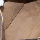 GUCCI GG Supreme Web Sherry Line Boston Bag PVC Beige Gold 39 02 007 Auth ka1316-16