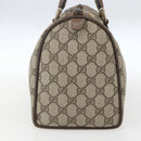 GUCCI GG Supreme Web Sherry Line Boston Bag PVC Beige Gold 39 02 007 Auth ka1316-4