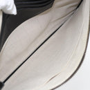 GUCCI Clutch Bag Leather Black Gold 475317 Auth ka1319-10