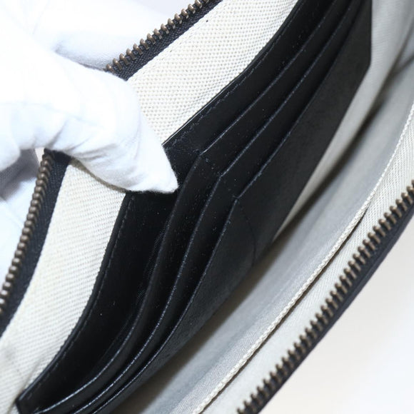 GUCCI Clutch Bag Leather Black Gold 475317 Auth ka1319