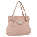 FENDI Celeria Hand Bag Leather Pink Auth ka1320-1