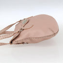 FENDI Celeria Hand Bag Leather Pink Auth ka1320-4