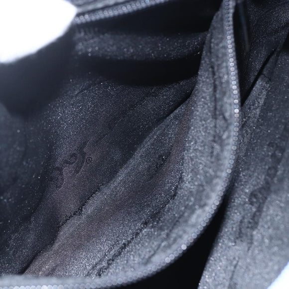 Salvatore Ferragamo Shoulder Bag Nylon Light Blue Silver Auth ka1321