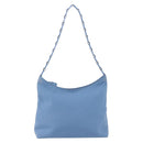 Salvatore Ferragamo Umhängetasche Nylon Hellblau Silber Auth ka1321-13