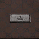 GUCCI GG Canvas Shoulder Bag Brown Silver 272350 Auth ka1322-14