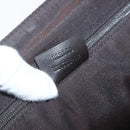 GUCCI GG Canvas Shoulder Bag Brown Silver 272350 Auth ka1322-21