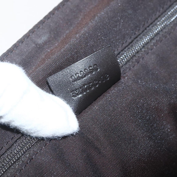 GUCCI GG Canvas Shoulder Bag Brown Silver 272350 Auth ka1322